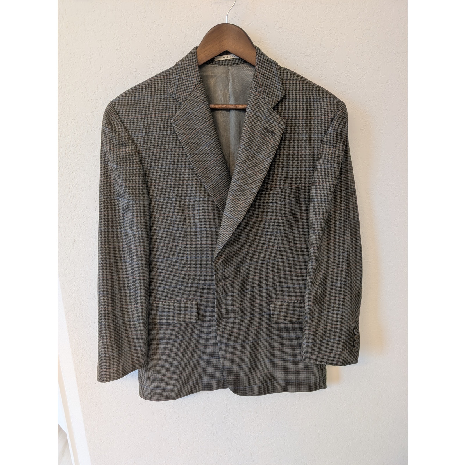 Burberry London Kensington Fit Wool Blazer Timeless Classic Tailored Jacket 42s